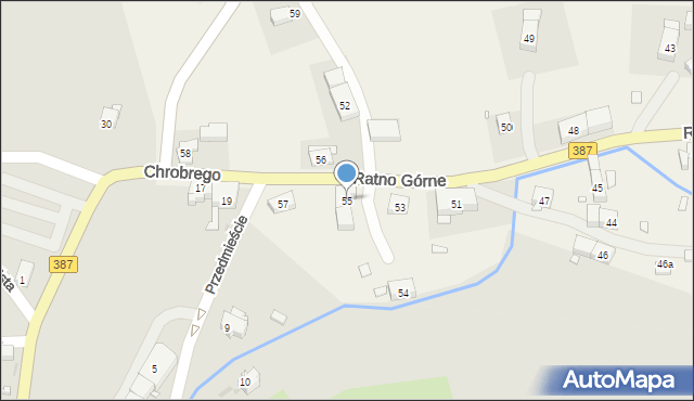 Ratno Górne, Ratno Górne, 55, mapa Ratno Górne