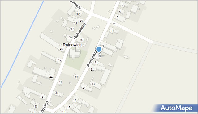 Ratnowice, Ratnowice, 10, mapa Ratnowice