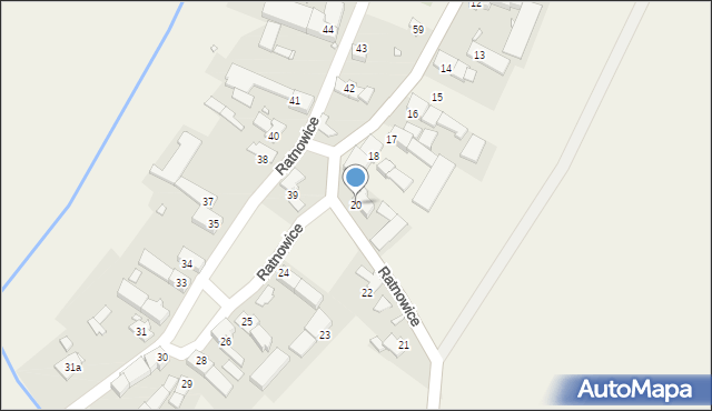 Ratnowice, Ratnowice, 20, mapa Ratnowice
