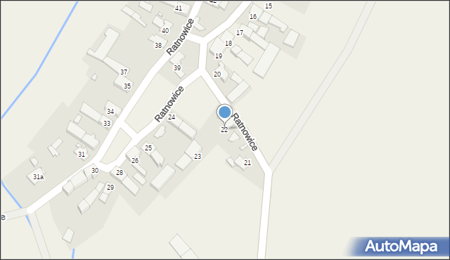Ratnowice, Ratnowice, 22, mapa Ratnowice