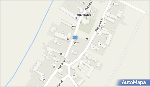 Ratnowice, Ratnowice, 43, mapa Ratnowice