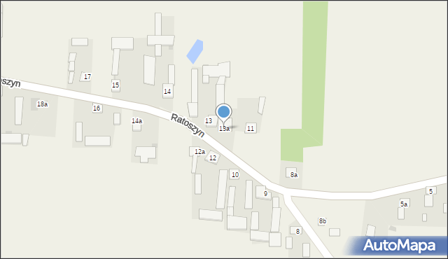 Ratoszyn, Ratoszyn, 13a, mapa Ratoszyn