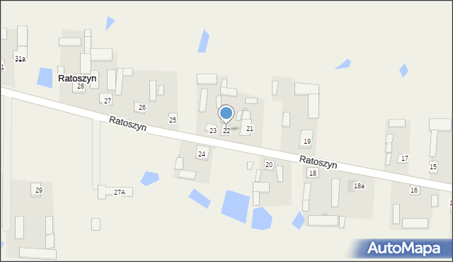 Ratoszyn, Ratoszyn, 22, mapa Ratoszyn