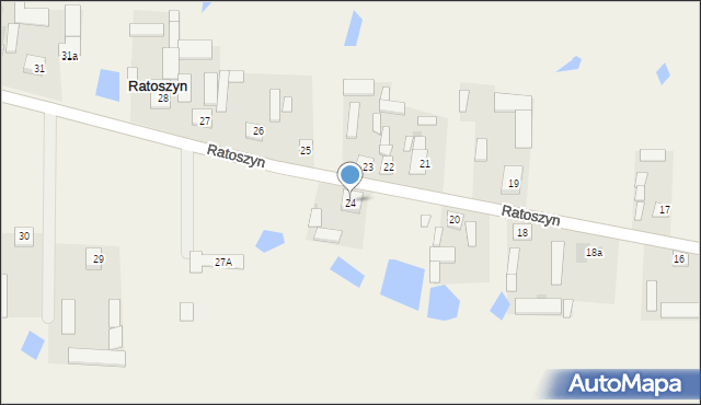 Ratoszyn, Ratoszyn, 24, mapa Ratoszyn