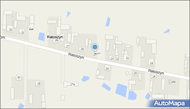 Ratoszyn, Ratoszyn, 25, mapa Ratoszyn