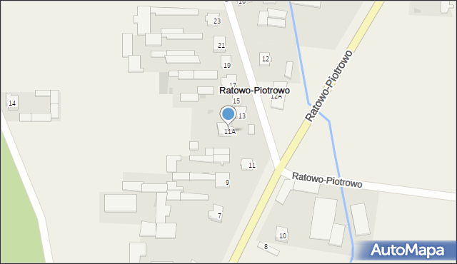 Ratowo-Piotrowo, Ratowo-Piotrowo, 11A, mapa Ratowo-Piotrowo