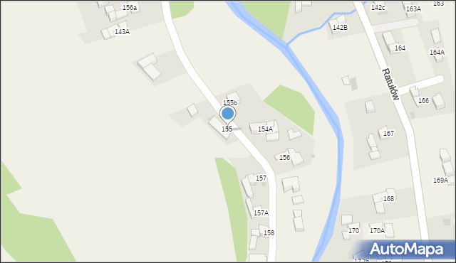 Ratułów, Ratułów, 155a, mapa Ratułów