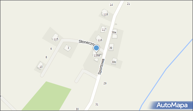Rąty, Rąty, 116a, mapa Rąty