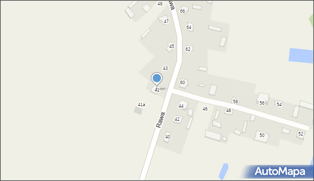 Rawa, Rawa, 41, mapa Rawa