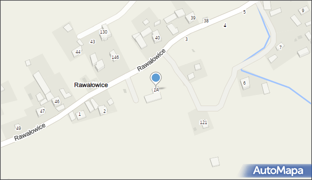 Rawałowice, Rawałowice, 1A, mapa Rawałowice