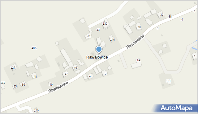 Rawałowice, Rawałowice, 45, mapa Rawałowice