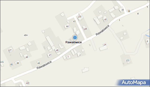 Rawałowice, Rawałowice, 45A, mapa Rawałowice