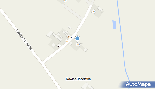 Rawica-Józefatka, Rawica-Józefatka, 23B, mapa Rawica-Józefatka