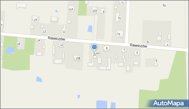 Rawiczów, Rawiczów, 10, mapa Rawiczów