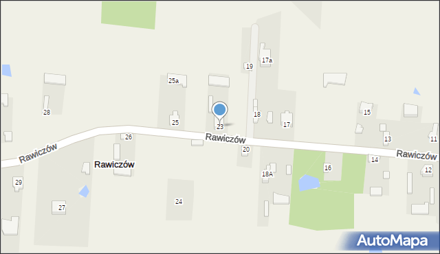 Rawiczów, Rawiczów, 23, mapa Rawiczów