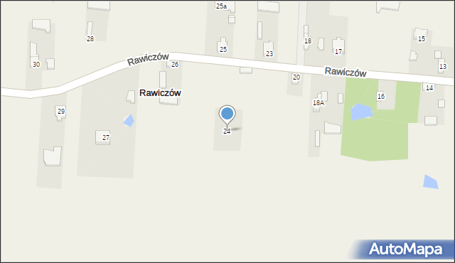 Rawiczów, Rawiczów, 24, mapa Rawiczów