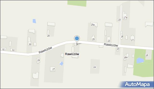 Rawiczów, Rawiczów, 26, mapa Rawiczów