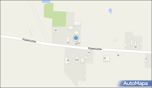 Rawiczów, Rawiczów, 42, mapa Rawiczów