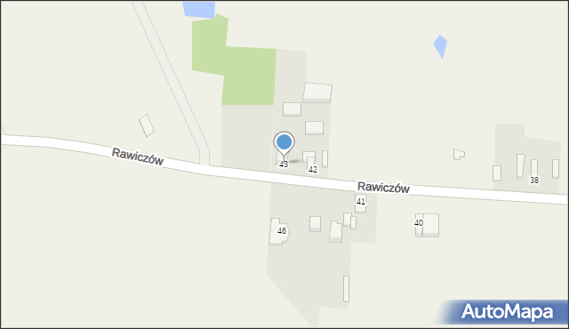 Rawiczów, Rawiczów, 43, mapa Rawiczów