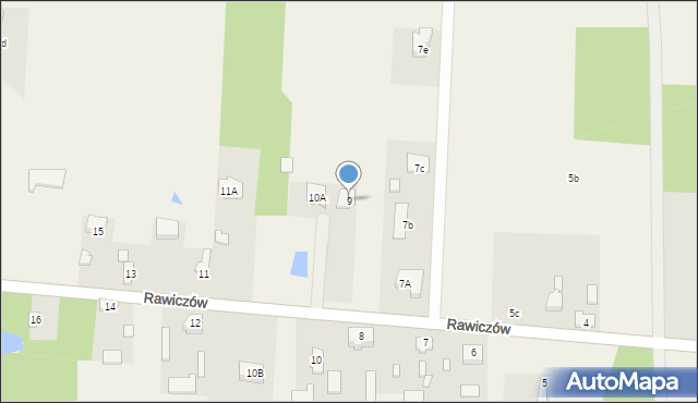 Rawiczów, Rawiczów, 9, mapa Rawiczów
