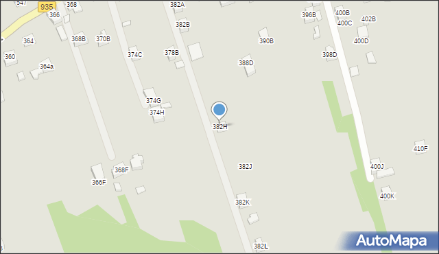 Rydułtowy, Raciborska, 382H, mapa Rydułtowy
