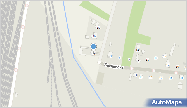 Skarżysko Kościelne, Racławicka, 1a, mapa Skarżysko Kościelne