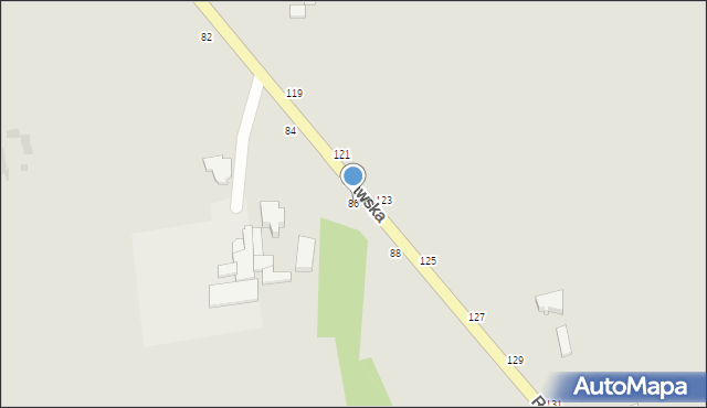 Skierniewice, Rawska, 86, mapa Skierniewic