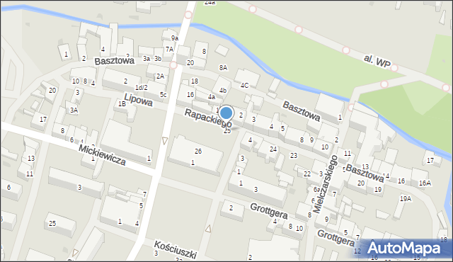 Sławno, Rapackiego Mariana, 25, mapa Sławno