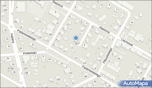 Środa Wielkopolska, Ratajskiego Cyryla, 10, mapa Środa Wielkopolska