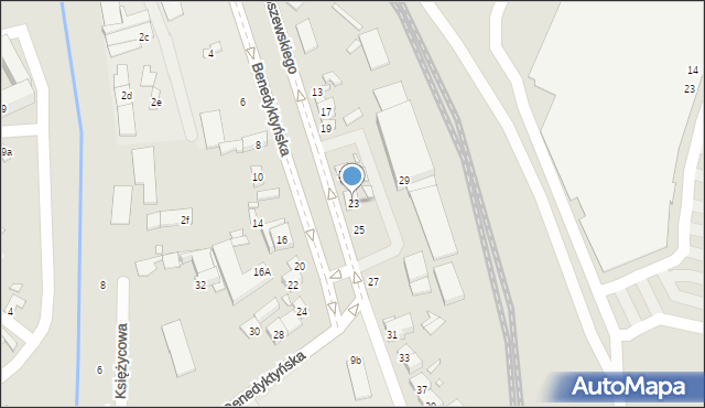 Starachowice, Radoszewskiego Józefa, 23, mapa Starachowic