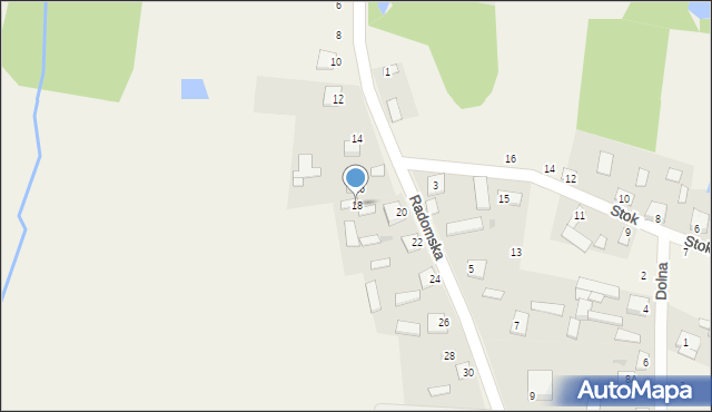 Stromiec, Radomska, 18, mapa Stromiec