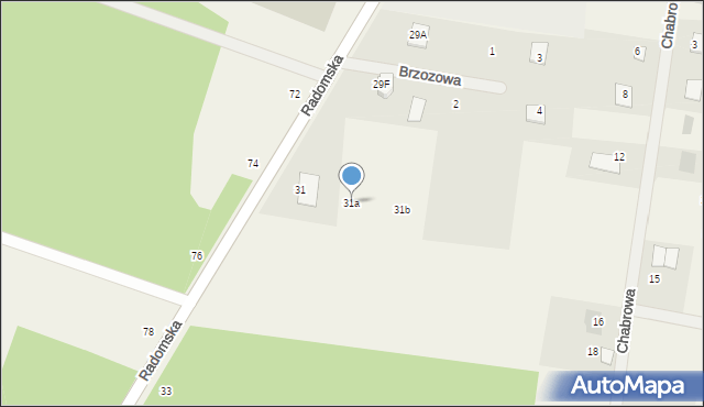 Stromiec, Radomska, 31a, mapa Stromiec