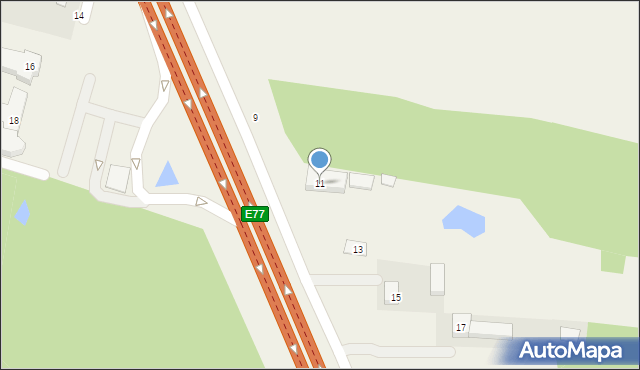 Sucha, Radomska, 11, mapa Sucha