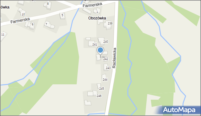 Sułkowice, Racławicka, 242a, mapa Sułkowice