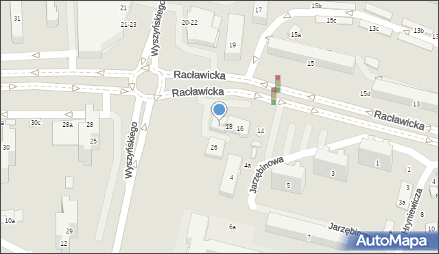 Świdnik, Racławicka, 20, mapa Świdnika