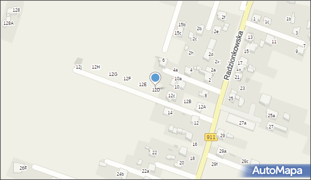Świerklaniec, Radzionkowska, 12D, mapa Świerklaniec