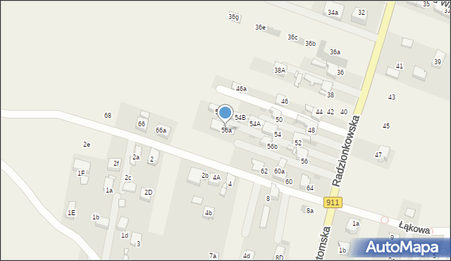 Świerklaniec, Radzionkowska, 56a, mapa Świerklaniec