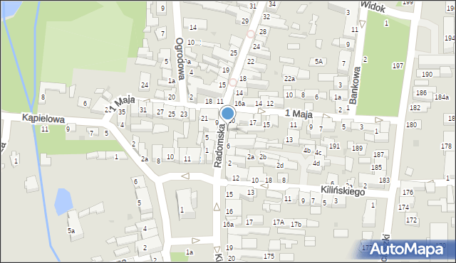 Szydłowiec, Radomska, 8, mapa Szydłowiec