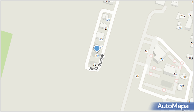 Tarnów, Rady Europy, 29, mapa Tarnów