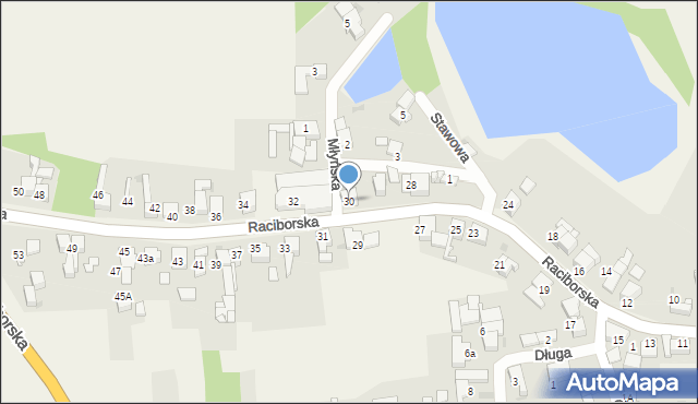 Tworków, Raciborska, 30, mapa Tworków