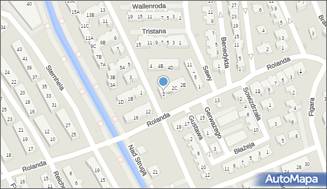 Warszawa, Rajmunda, 2, mapa Warszawy