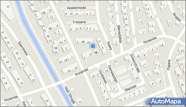 Warszawa, Rajmunda, 2D, mapa Warszawy