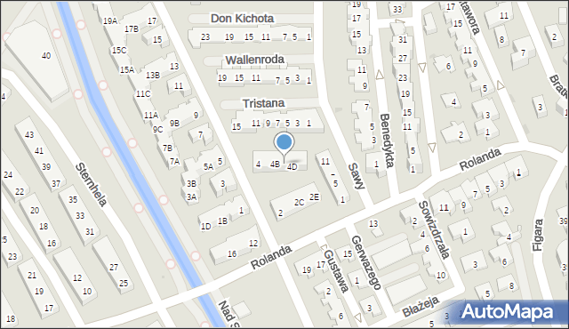 Warszawa, Rajmunda, 4C, mapa Warszawy