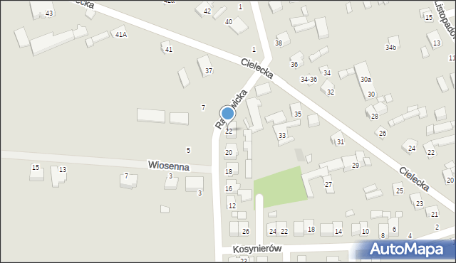 Warta, Racławicka, 22, mapa Warta