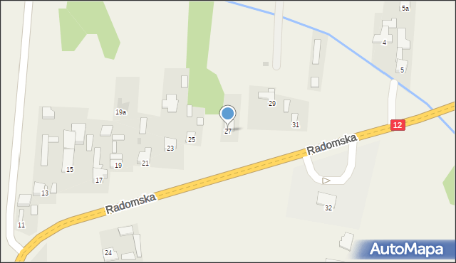 Wolanów, Radomska, 27, mapa Wolanów