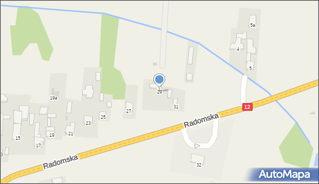 Wolanów, Radomska, 29, mapa Wolanów