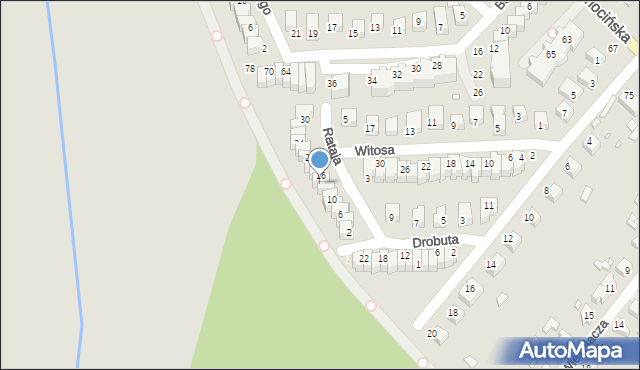 Wrocław, Rataja Macieja, 14, mapa Wrocławia