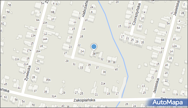 Wrocław, Rabczańska, 28, mapa Wrocławia