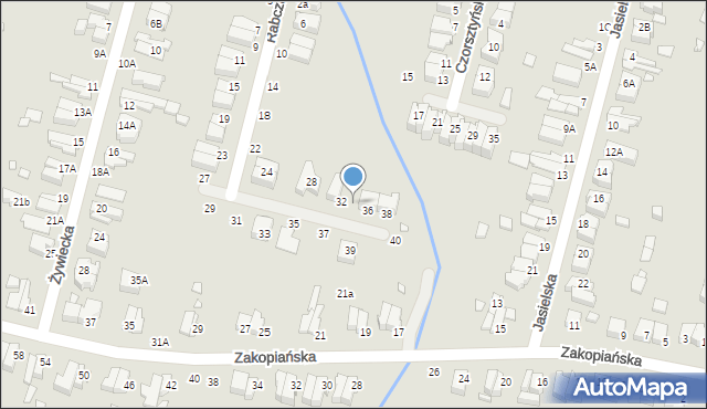 Wrocław, Rabczańska, 34, mapa Wrocławia