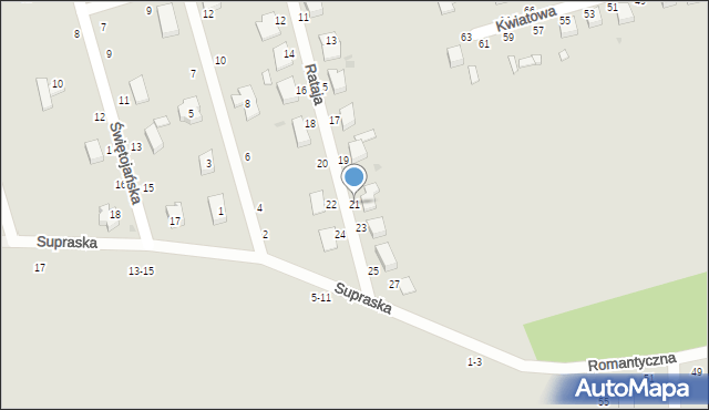 Zgierz, Rataja Macieja, 21, mapa Zgierz